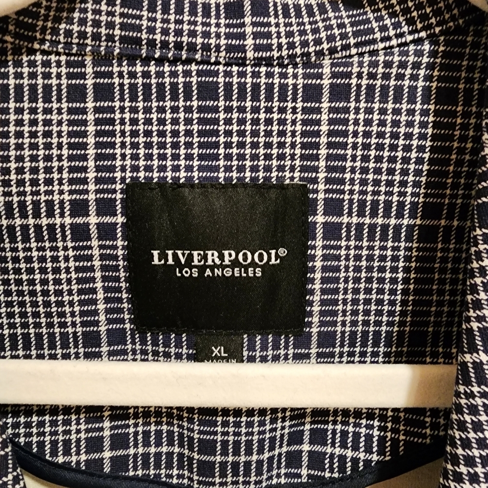 Liverpool LA Navy and White Classic Blazer - New Without Tags